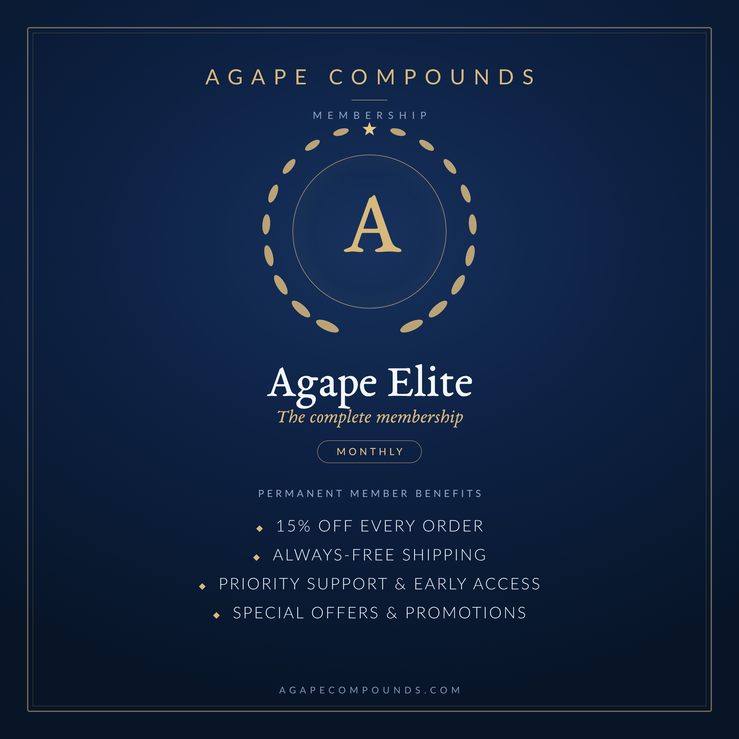 Agape Elite – Monthly